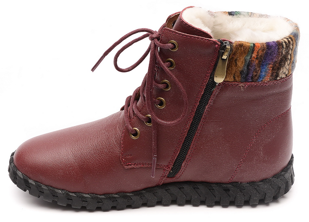 женские ботинки натуральная кожа натуральный мех gugu германия
