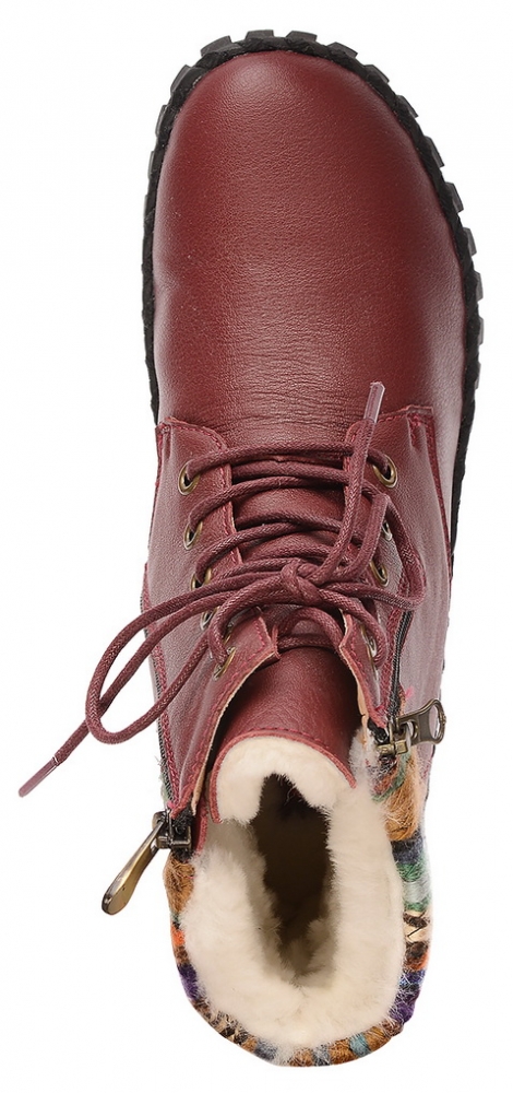 женские ботинки натуральная кожа натуральный мех gugu германия