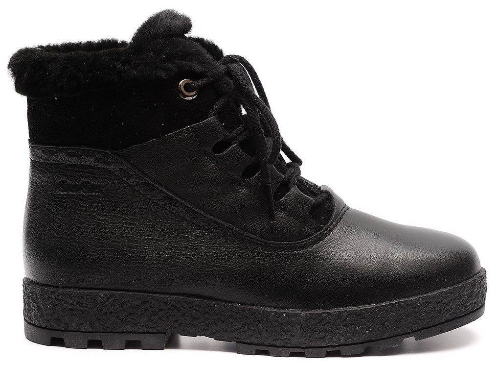 женские ботинки натуральная кожа натуральный мех gugu германия