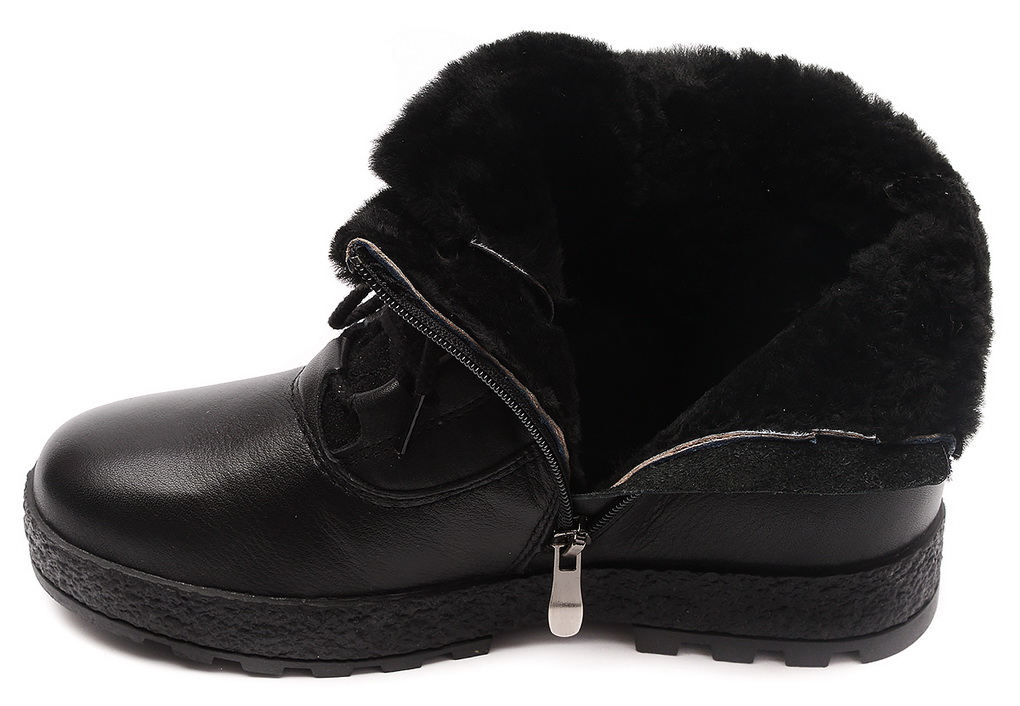 женские ботинки натуральная кожа натуральный мех gugu германия