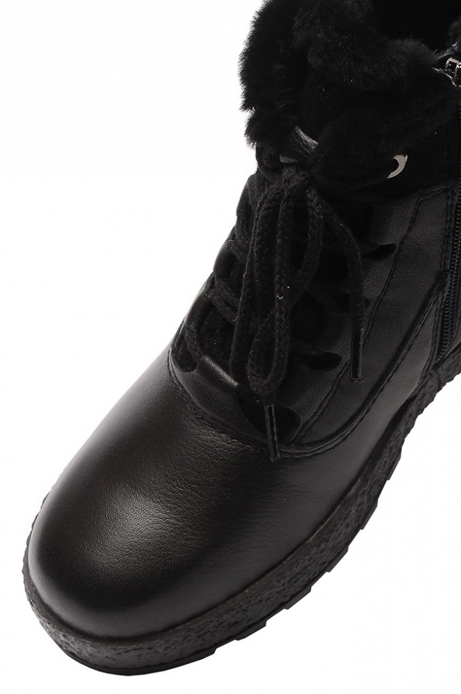 женские ботинки натуральная кожа натуральный мех gugu германия