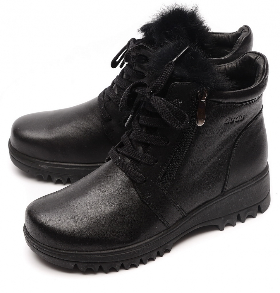 женские ботинки натуральная кожа / 100% шерсть gugu германия