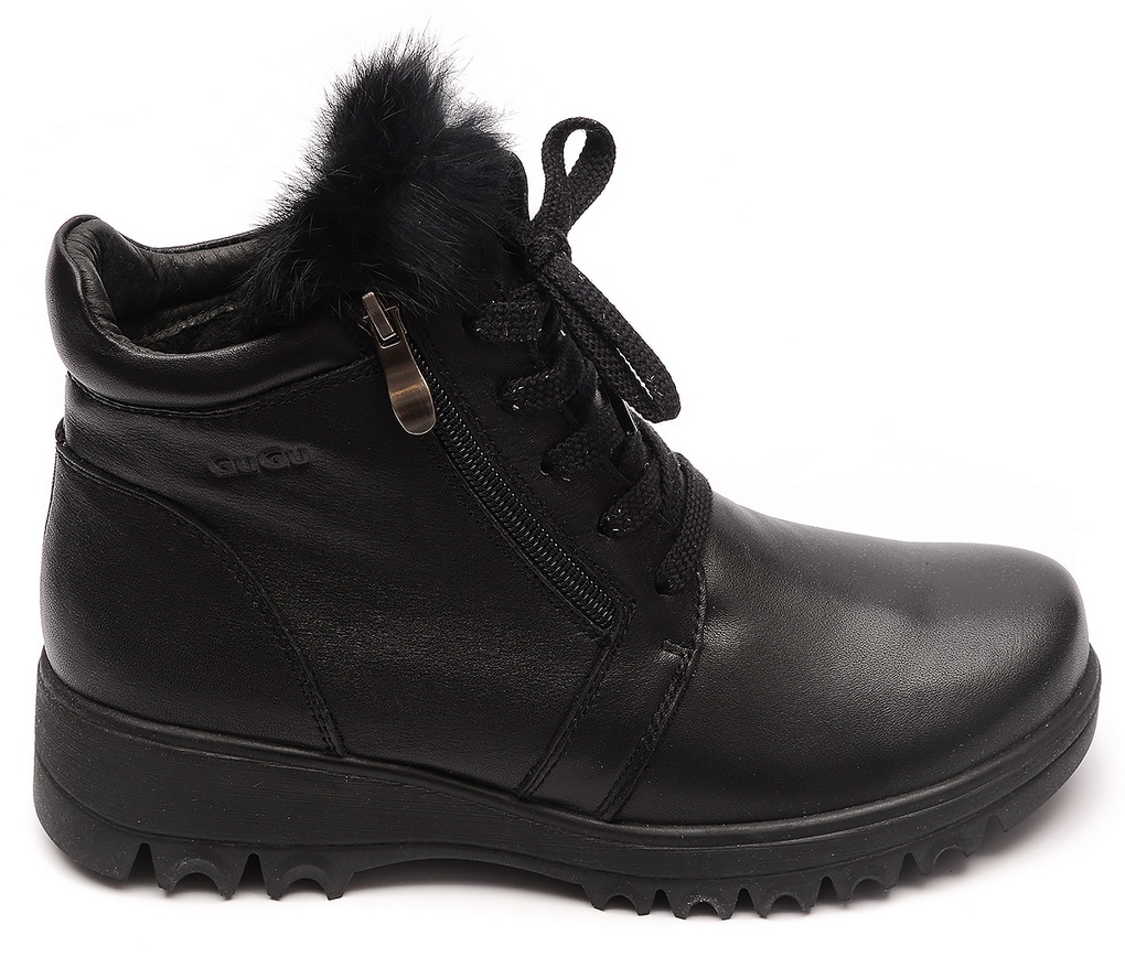 женские ботинки натуральная кожа / 100% шерсть gugu германия