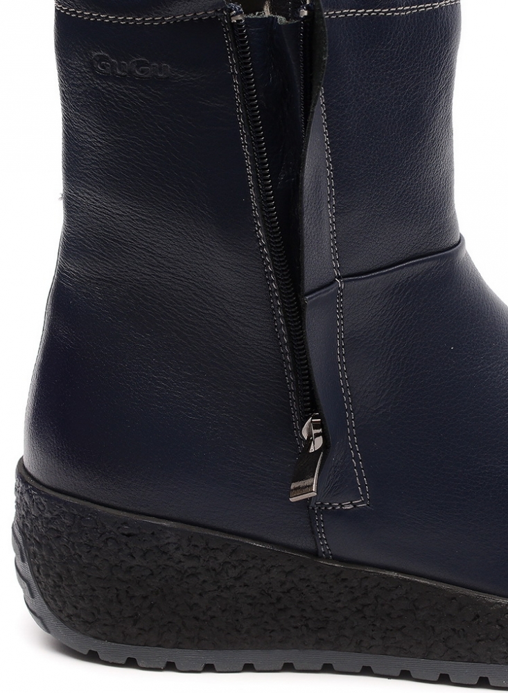 женские сапоги натуральная кожа натуральный мех gugu германия