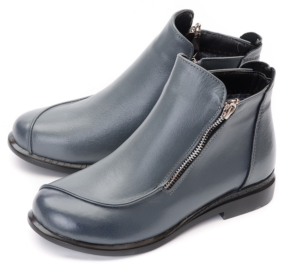 женские ботинки 2 молнии  натуральная кожа  евромех gugu германия