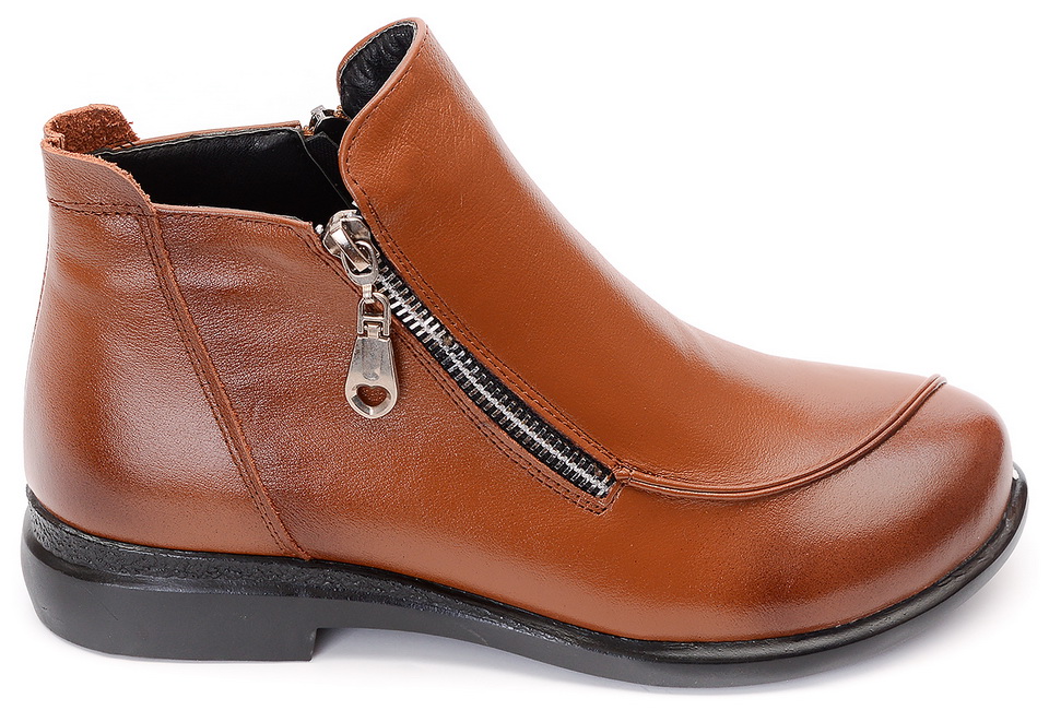 женские ботинки 2 молнии  натуральная кожа  евромех gugu германия