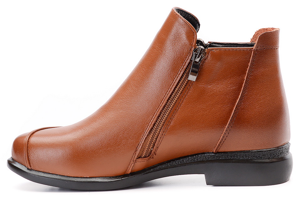 женские ботинки 2 молнии  натуральная кожа  евромех gugu германия