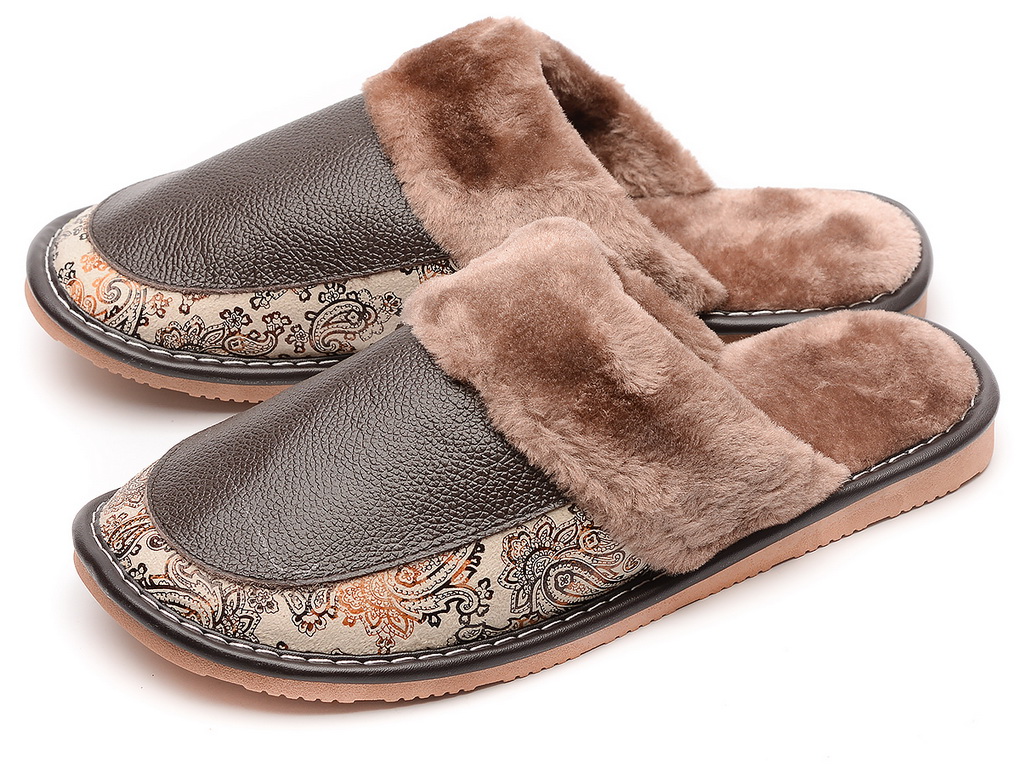 женские тапочки натуральная кожа bnf тайвань  