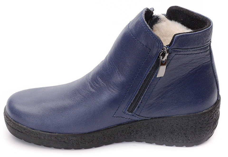 женские ботинки 2 молнии натуральная кожа 100% шерсть gugu германия