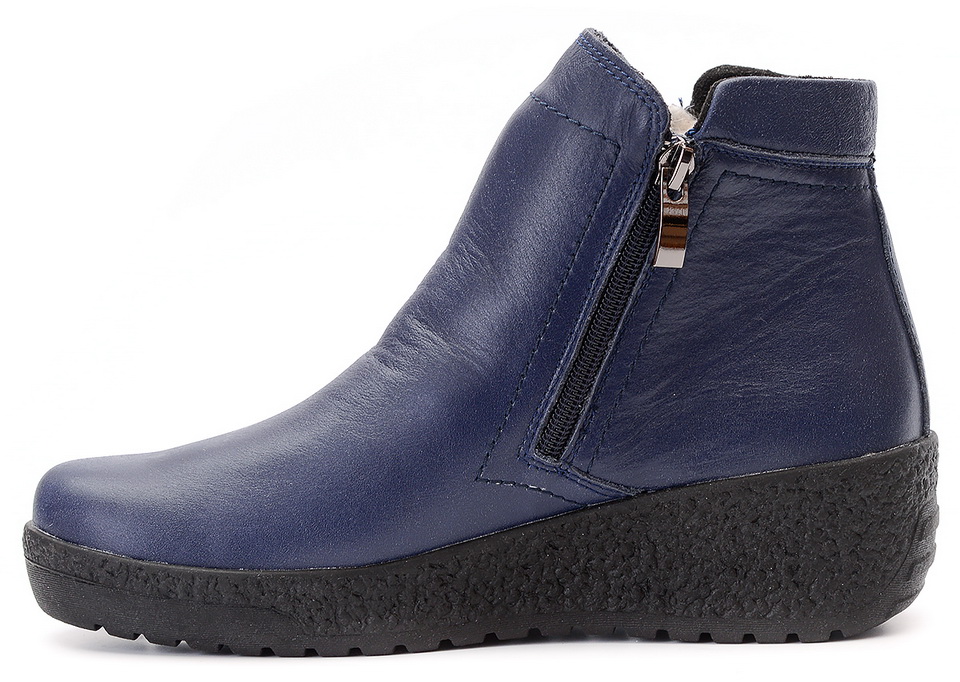 женские ботинки 2 молнии натуральная кожа 100% шерсть gugu германия