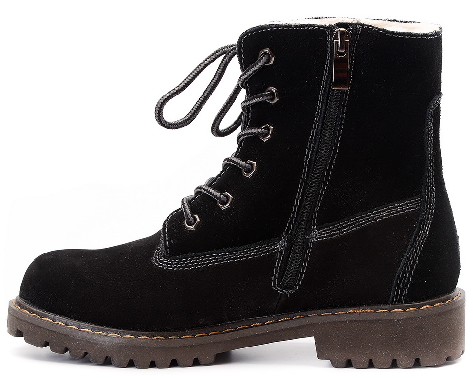 женские ботинки натуральная кожа (замша)/100% шерсть gugu германия