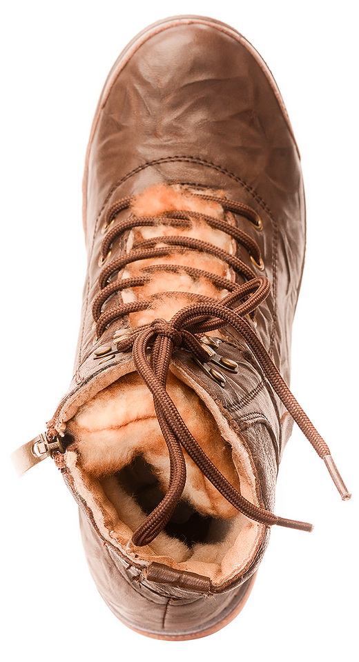 женские ботинки натуральная кожа/ 100% шерсть gugu германия