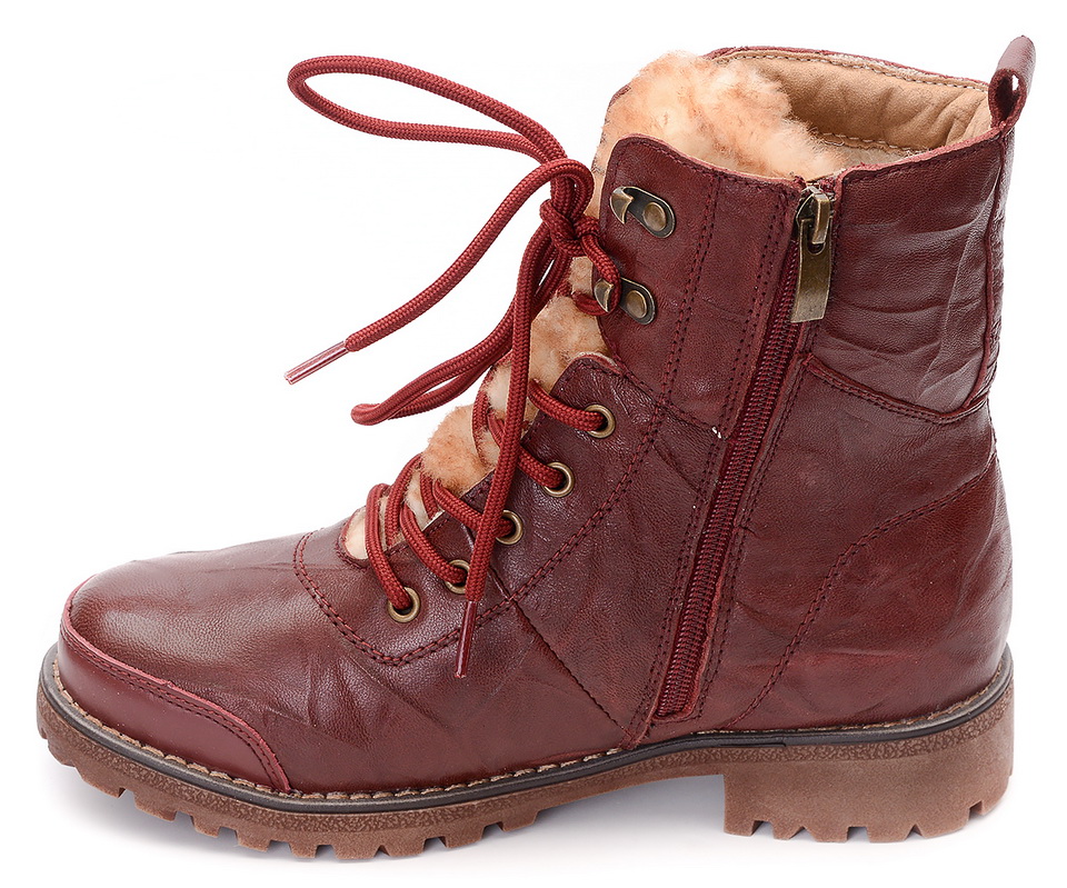 женские ботинки натуральная кожа/ 100% шерсть gugu германия