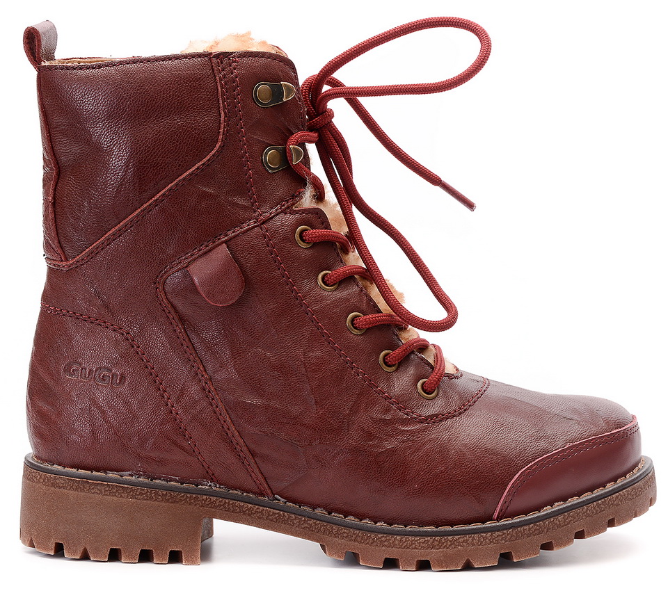 женские ботинки натуральная кожа/ 100% шерсть gugu германия