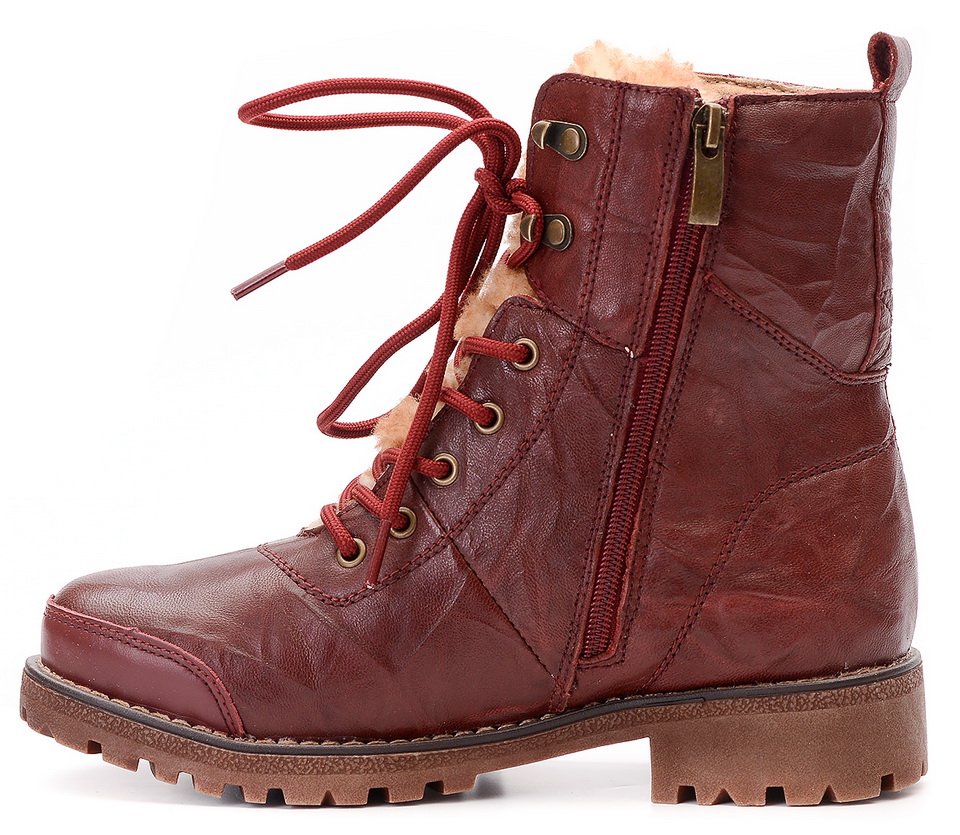 женские ботинки натуральная кожа/ 100% шерсть gugu германия