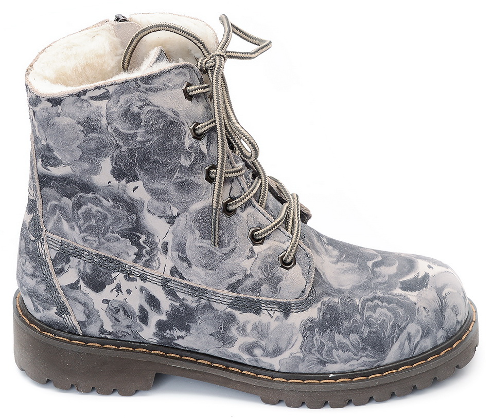 женские ботинки натуральная кожа / 100% шерсть gugu германия