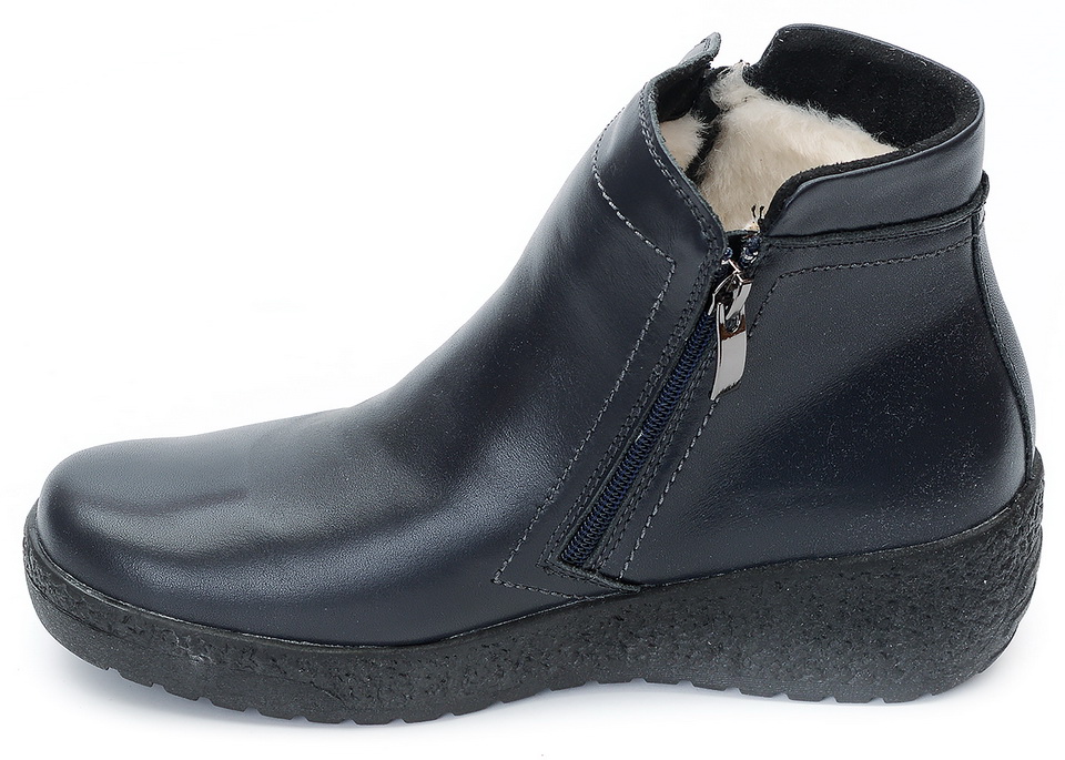 женские ботинки 2 молнии натуральная кожа 100% шерсть gugu германия