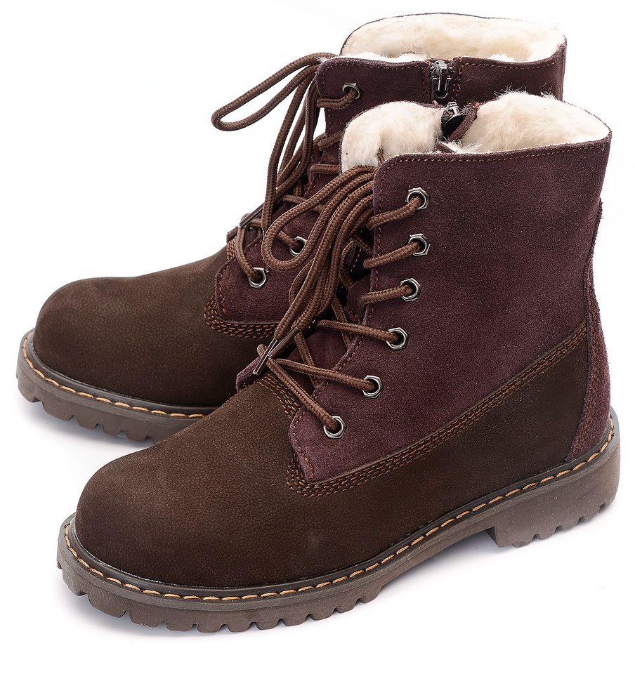 женские ботинки натуральная кожа (замша)/100% шерсть gugu германия