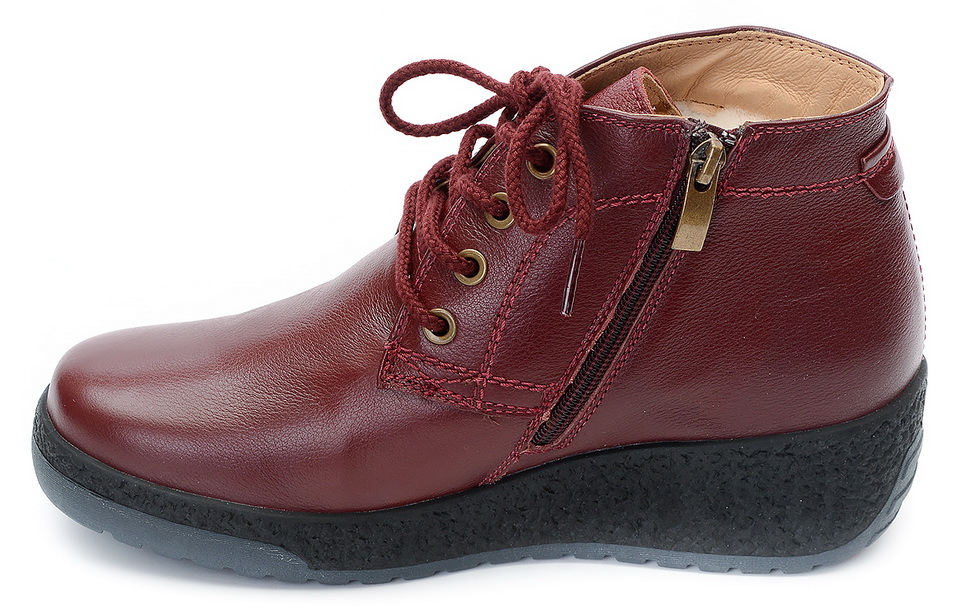 женские ботинки натуральная кожа натуральный мех gugu германия