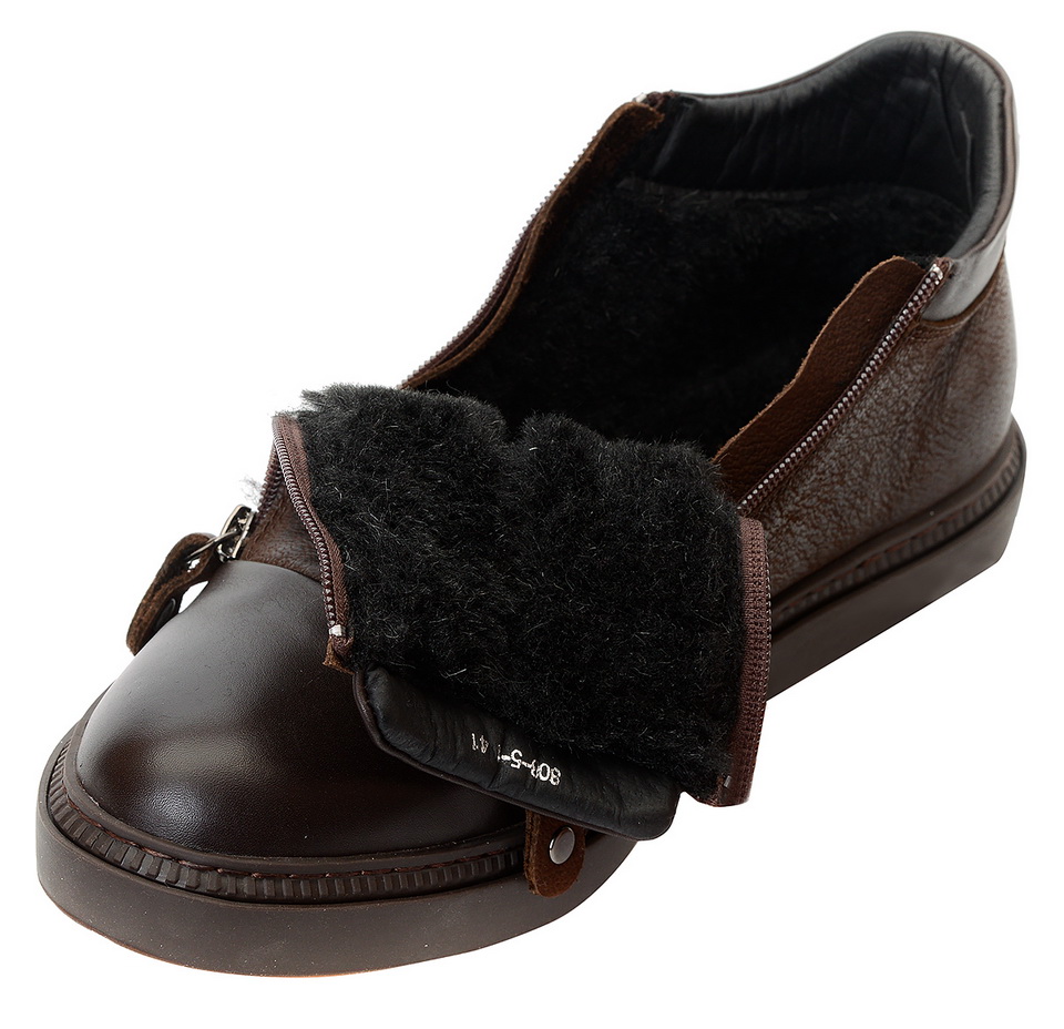 мужские ботинки натуральная кожа / 100% шерсть gugu германия