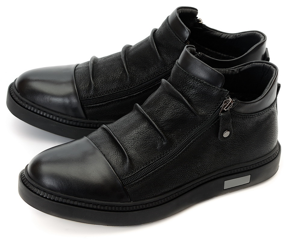 мужские ботинки натуральная кожа / 100% шерсть gugu германия