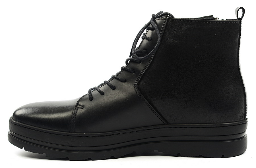 мужские ботинки натуральная кожа натуральный мех gugu германия