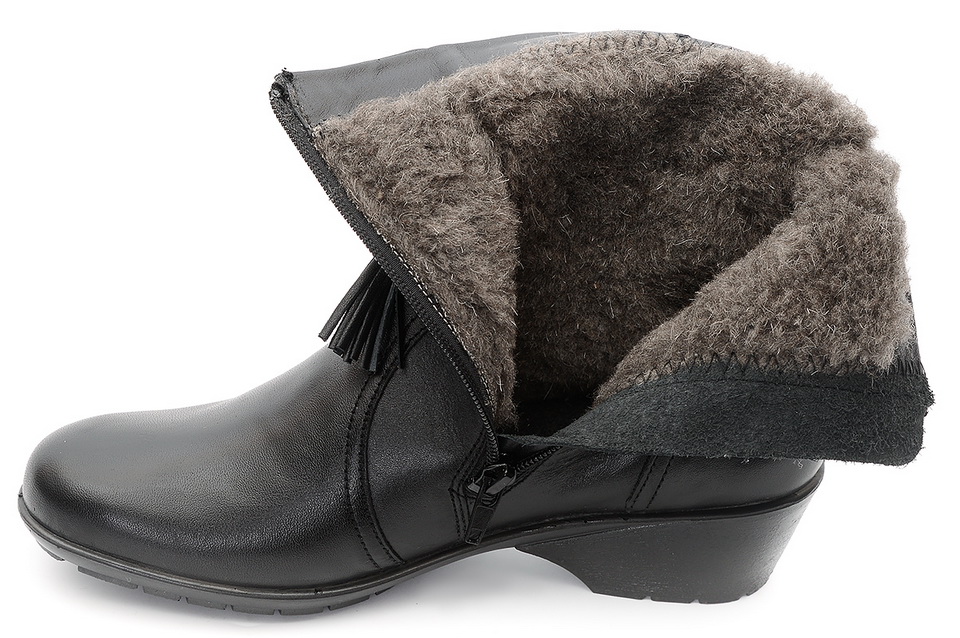 женские ботинки натуральная кожа/шерсть отико беларусь