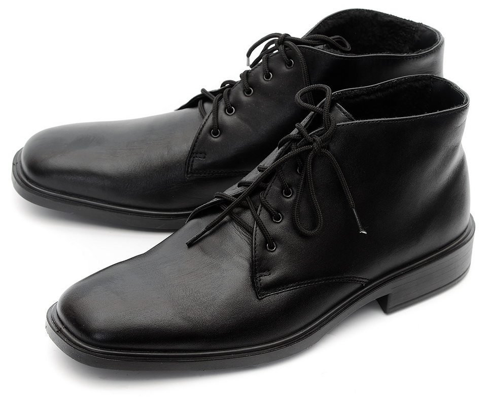 мужские полуботинки натуральная кожа / байка отико беларусь