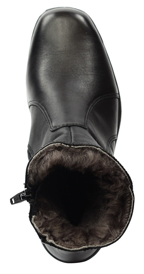 женские п/сапоги натуральная кожа/ натуральный мех отико беларусь