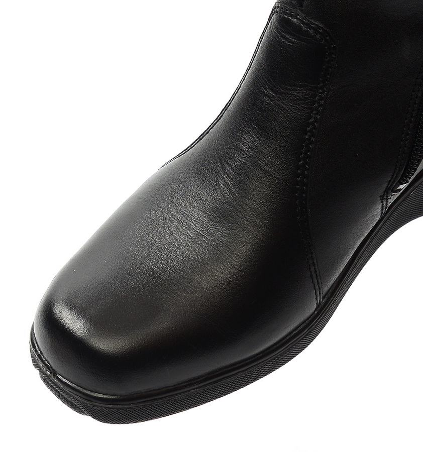 женские п/сапоги натуральная кожа/ натуральный мех отико беларусь