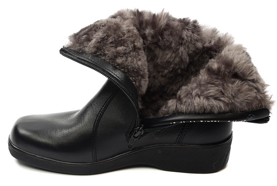 женские п/сапоги натуральная кожа/ натуральный мех отико беларусь