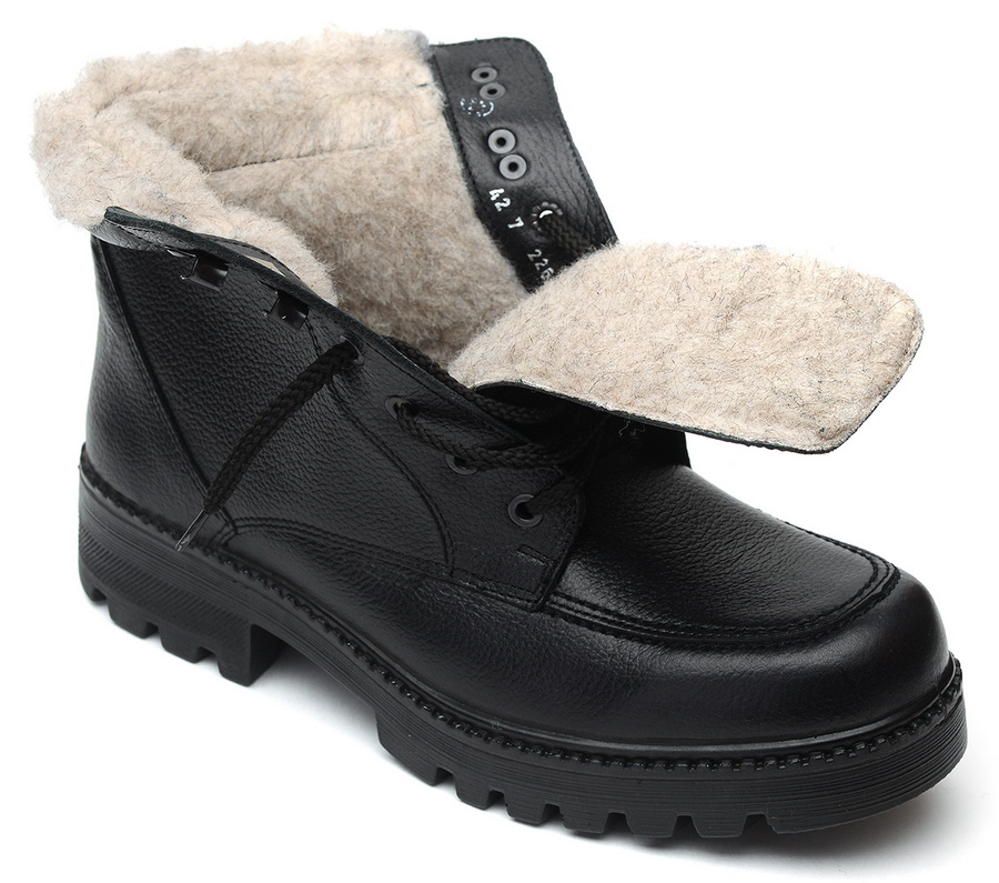 мужские ботинки-берцы натуральная кожа / шерсть отико беларусь