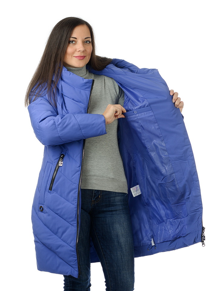 женское полупальто lankon на холлофайбере