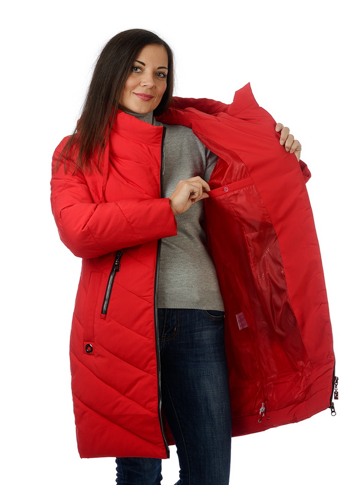 женское полупальто lankon на холлофайбере