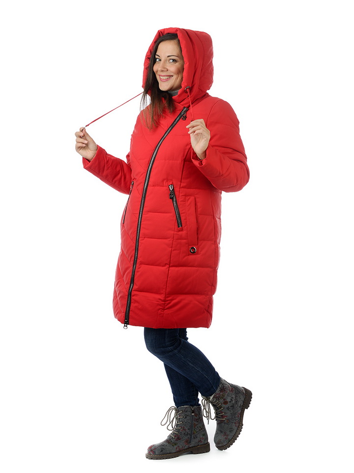 женское полупальто lankon на холлофайбере