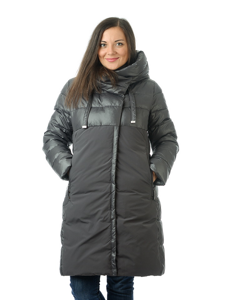 женское полупальто evcanbady на холлофайбере