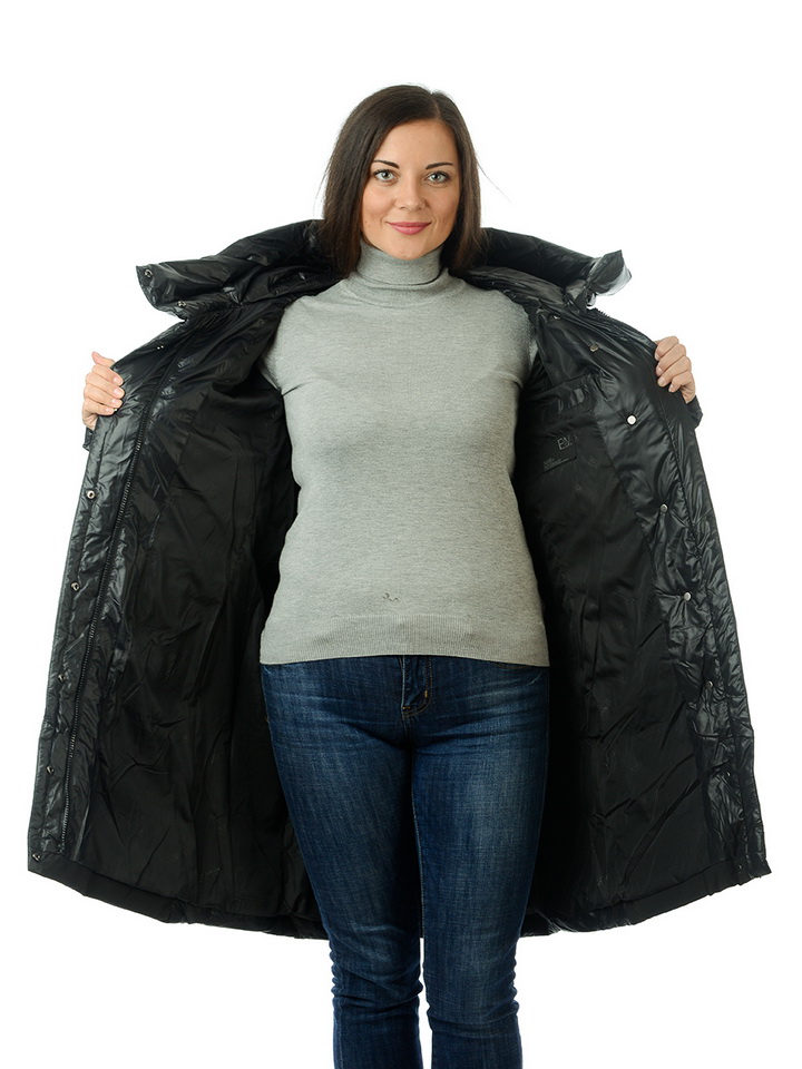 женское полупальто evcanbady на холлофайбере