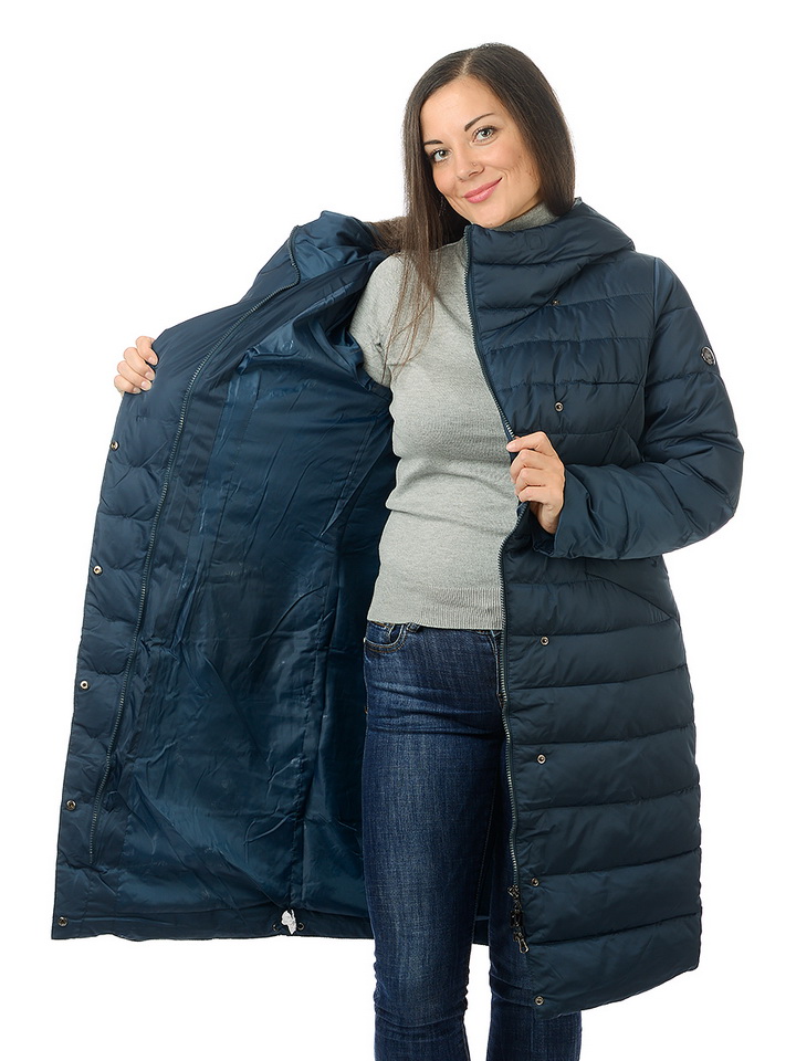 женское полупальто yuanlida на холлофайбере