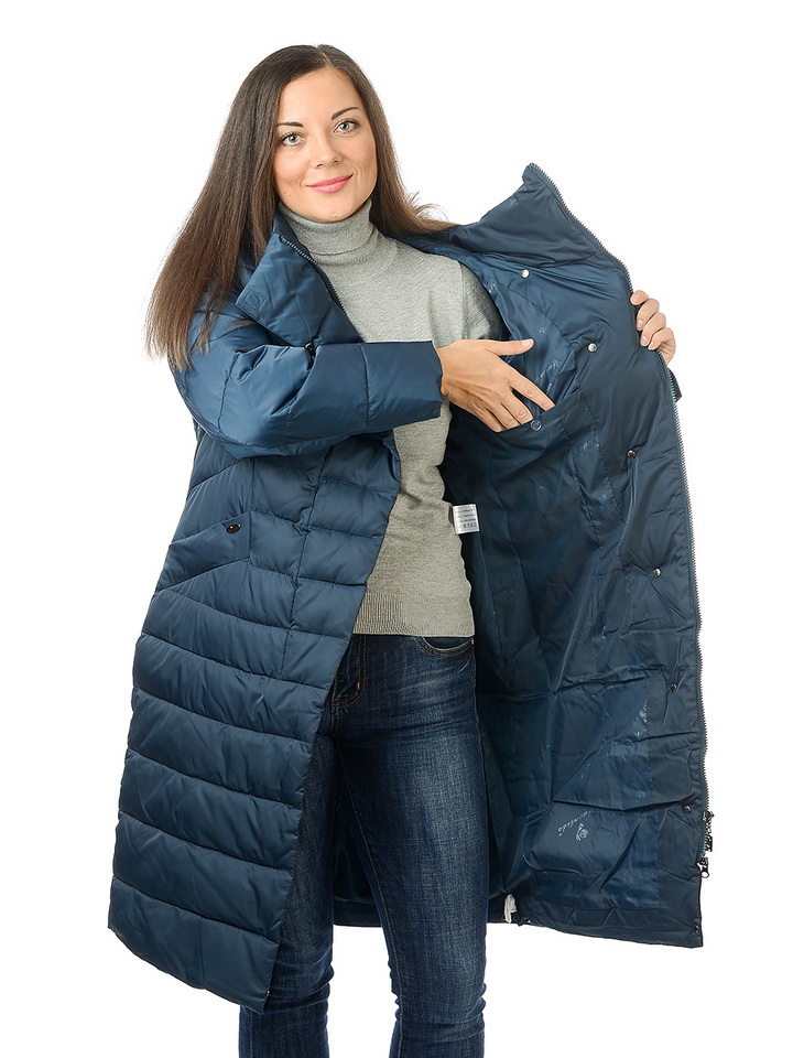 женское полупальто yuanlida на холлофайбере