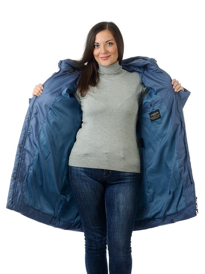 женское полупальто gasman на холлофайбере