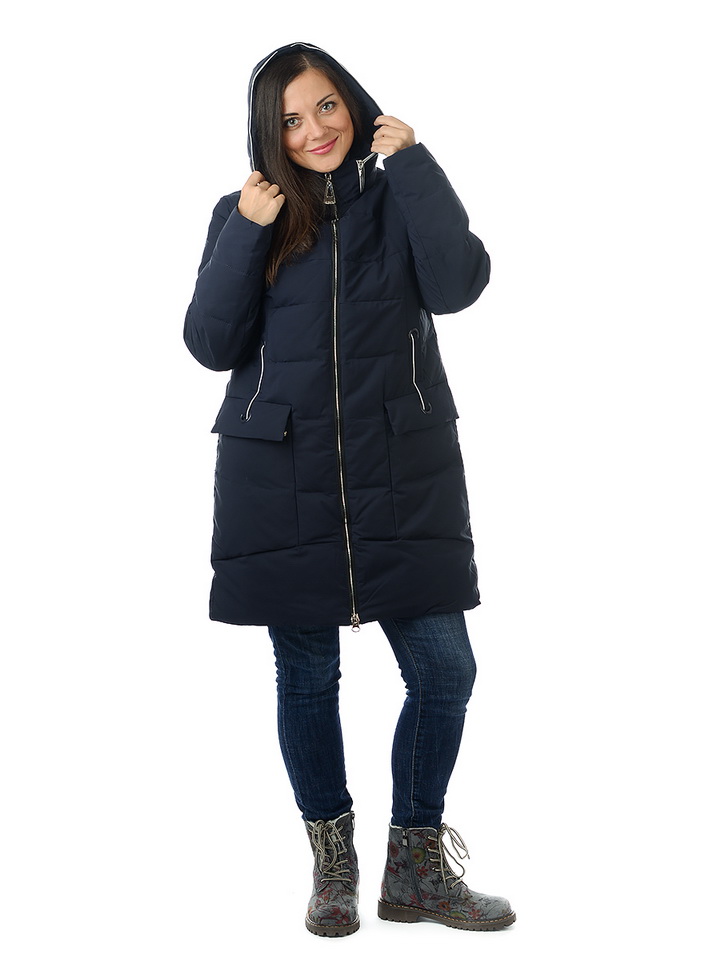 женское полупальто yuanlida на холлофайбере