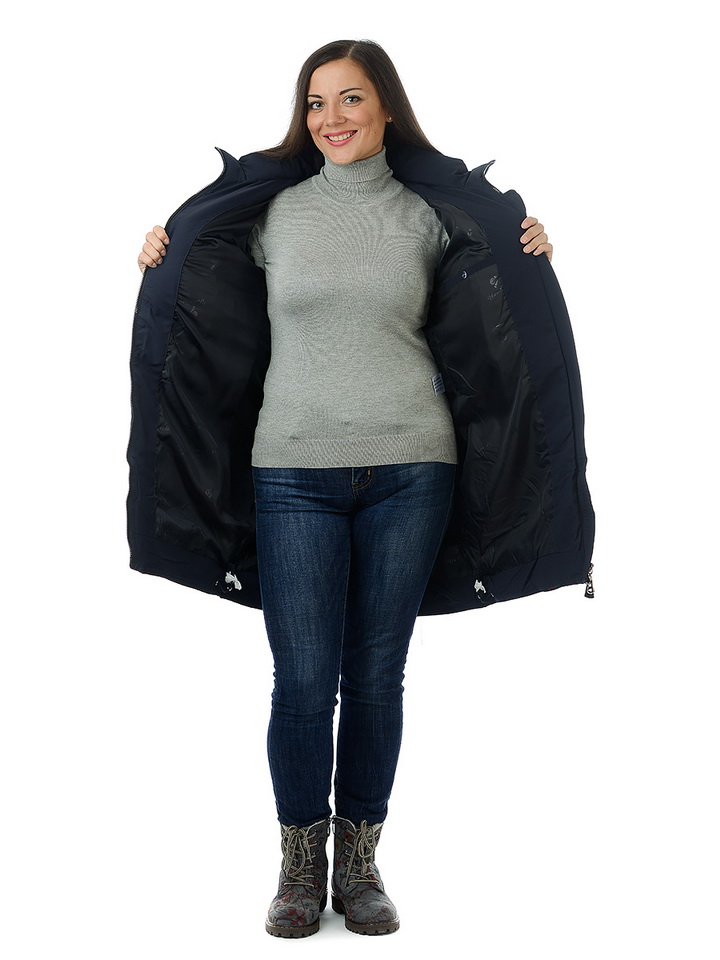 женское полупальто yuanlida на холлофайбере