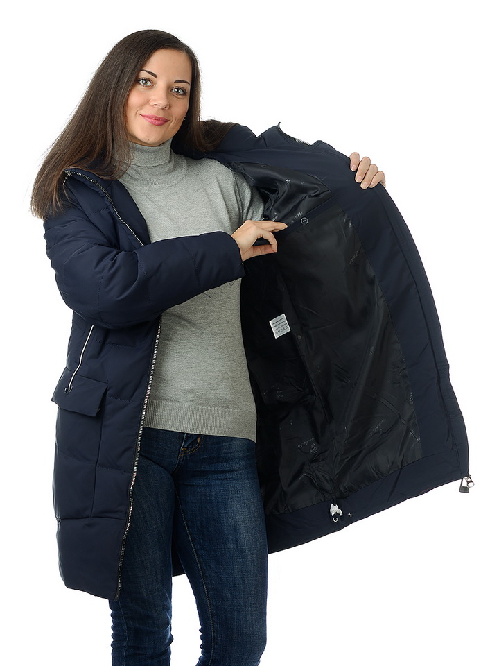 женское полупальто yuanlida на холлофайбере