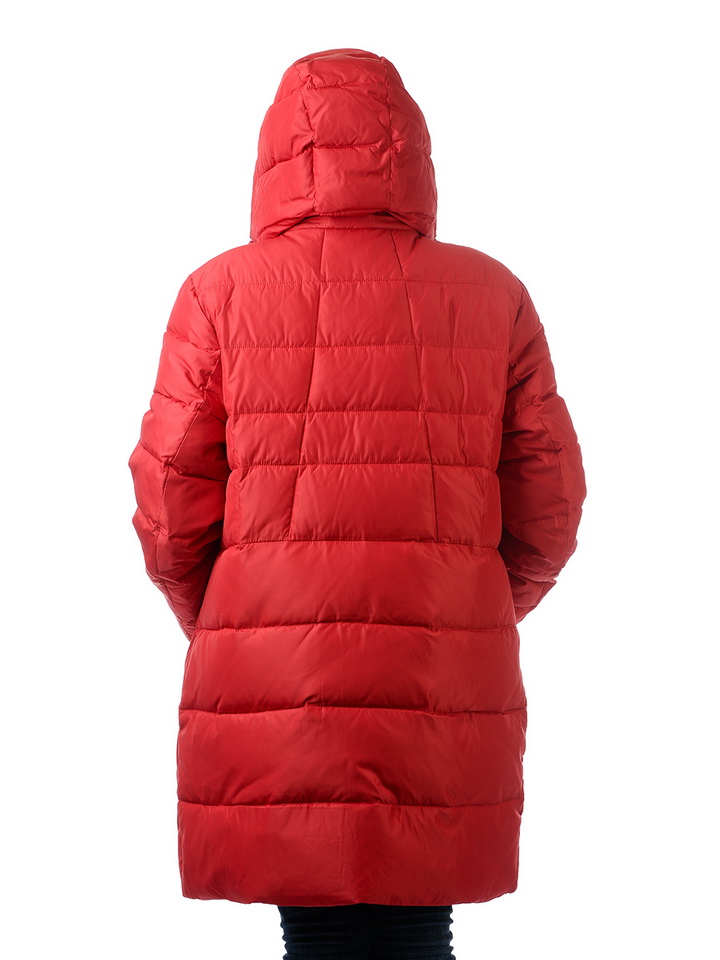 женское полупальто yuanlida на холлофайбере большой размер