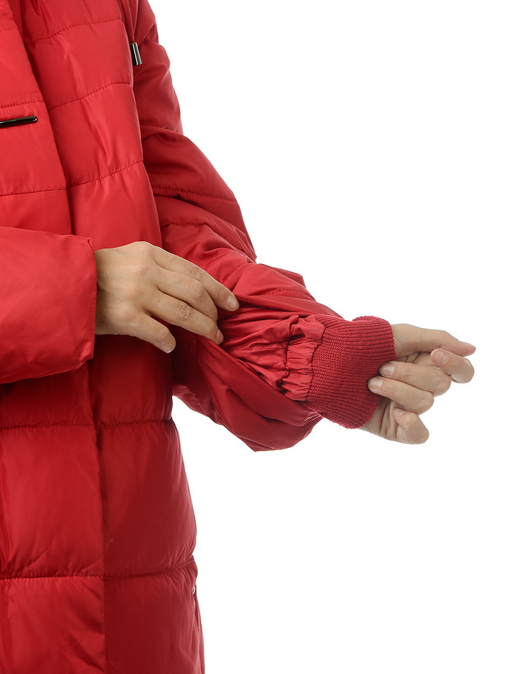 женское полупальто yuanlida на холлофайбере большой размер