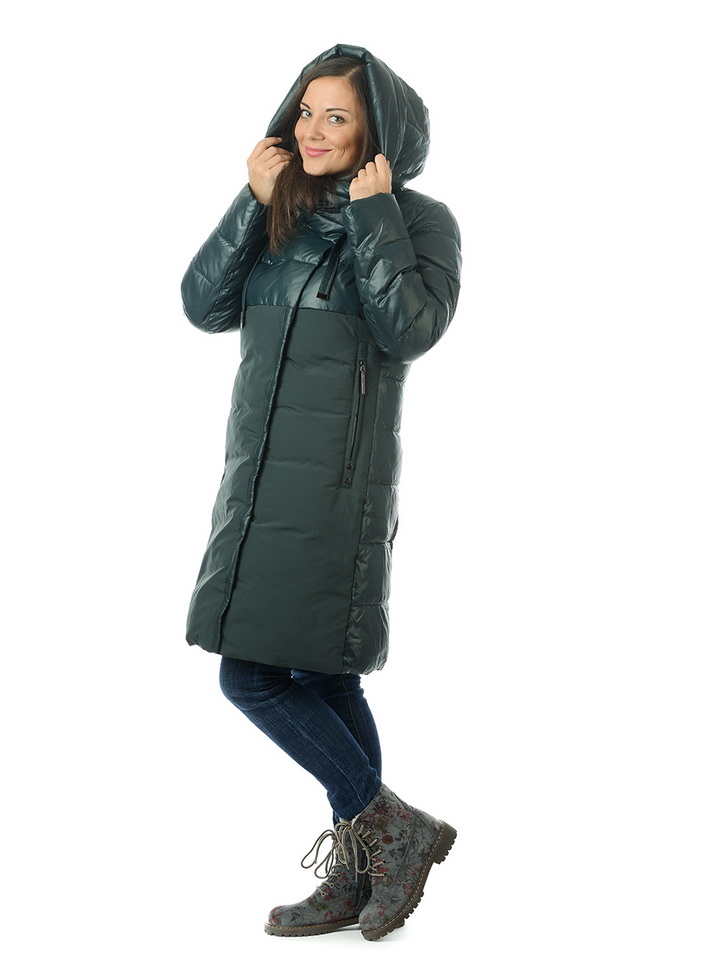 женское полупальто evcanbady на холлофайбере