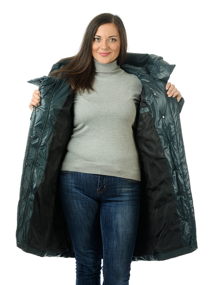 женское полупальто evcanbady на холлофайбере