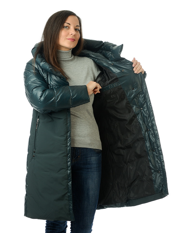 женское полупальто evcanbady на холлофайбере