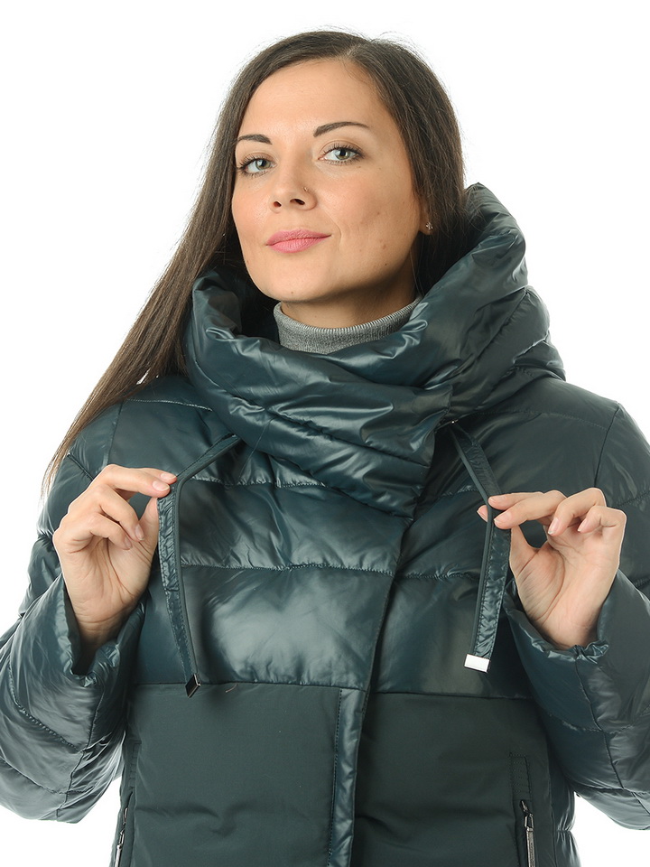 женское полупальто evcanbady на холлофайбере