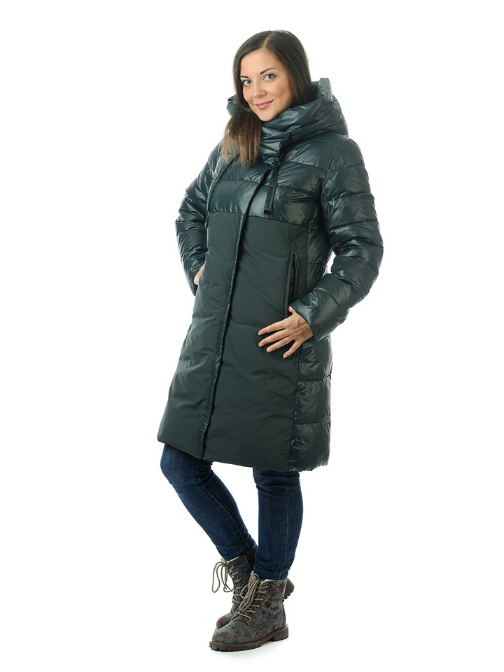 женское полупальто evcanbady на холлофайбере